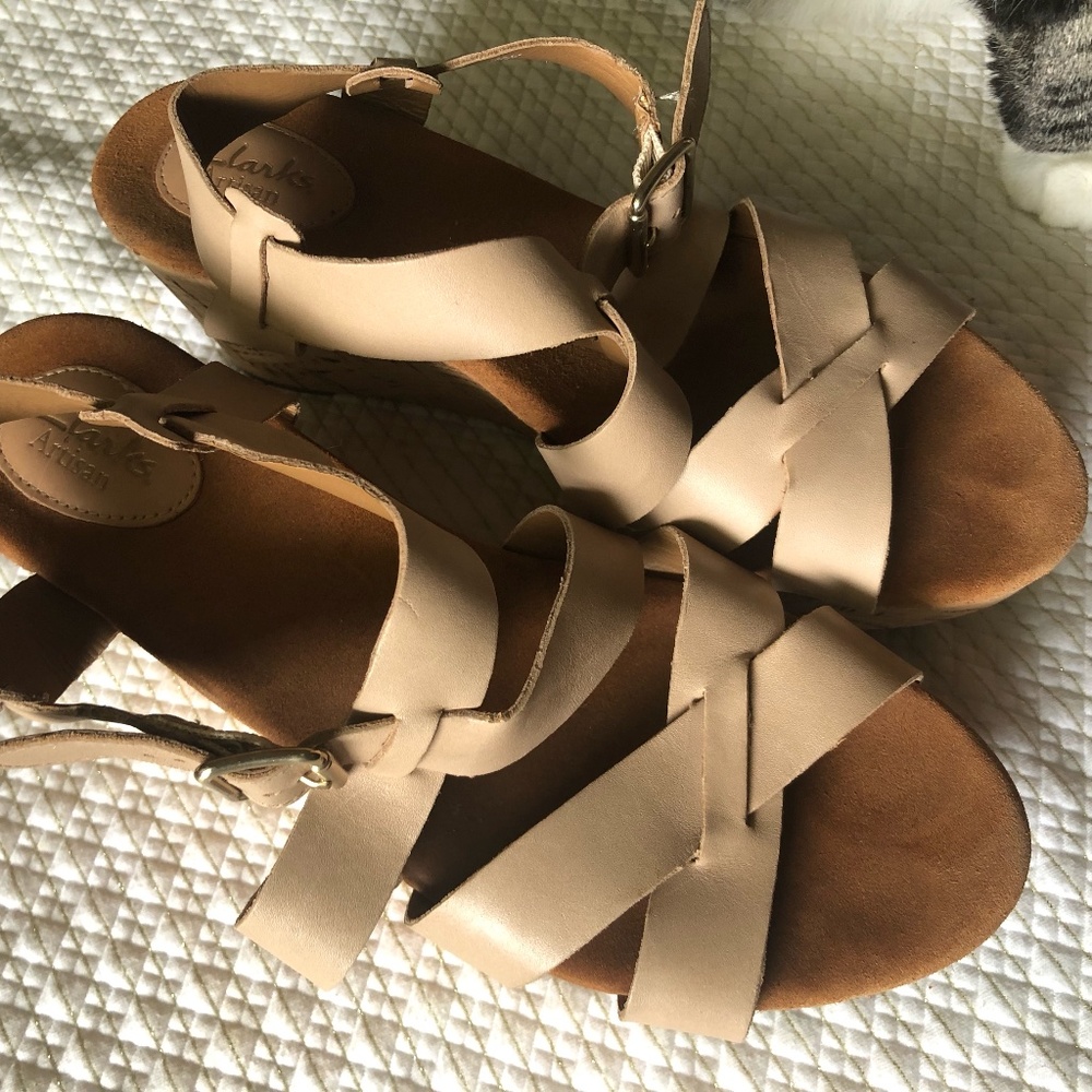 clarks artisan wedges